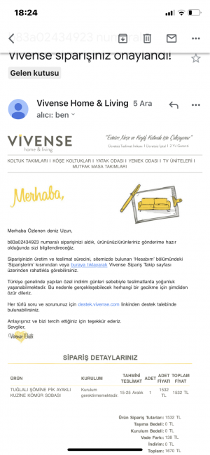 Vivense 1 Aydır Gelmeyen Soba