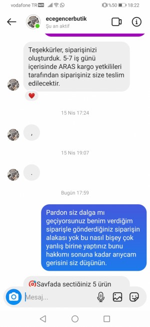 Ecegencerbutik 170 Tl'lik Verdiğim Kıyafet Siparişi Tamamen Farklı Ucuz Yırtık 3 Tane Buluz Konulmuş