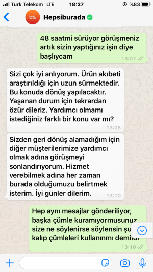 Hepsiburada 18 Günde Siparişim Gelmedi, Kendiliğinden İptal Oldu