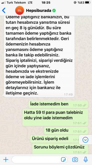 Hepsiburada 18 Günde Siparişim Gelmedi, Kendiliğinden İptal Oldu
