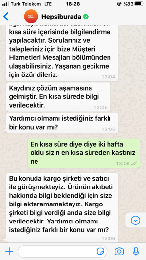 Hepsiburada 18 Günde Siparişim Gelmedi, Kendiliğinden İptal Oldu