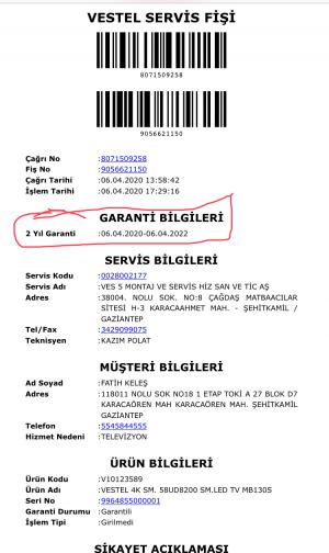 İstanbul Bilişim *** Beyan Garanti Süresi