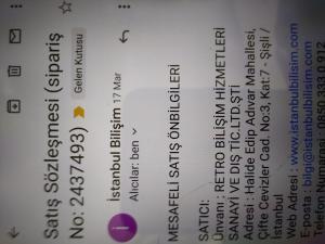 İstanbul Bilişim'den Ürün Göndermiyorlar