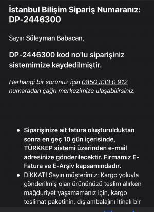 İstanbul Bilişim İptal Edilen Ürünün İadesi Yapılmadı