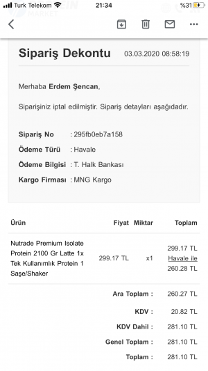 Protein Market 1. Sınıf *** Sitesi