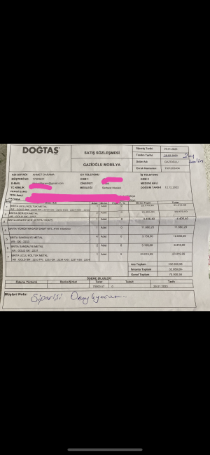 Doğtaş 3 Ayda Teslim Edilemeyen Ürün