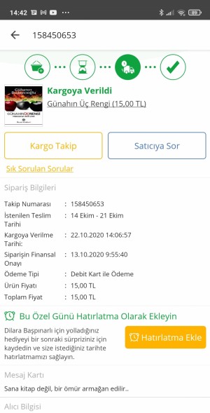 Çiçek Sepeti 3 Kitap İstedim 2 Kitap Geldi İçlerinde Notları Yok! Tedarikçi Firmaya Ulaşılmıyor!