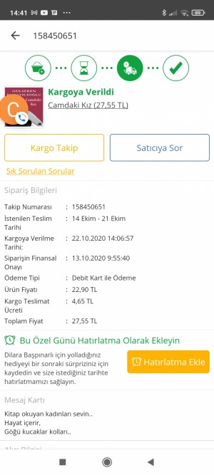 Çiçek Sepeti 3 Kitap İstedim 2 Kitap Geldi İçlerinde Notları Yok! Tedarikçi Firmaya Ulaşılmıyor!