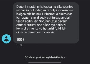 Vodafone 4.5 G Çekmiyor