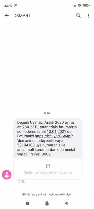 5 Günlük Tv D-smart Deneme Süresi Sonra İptali