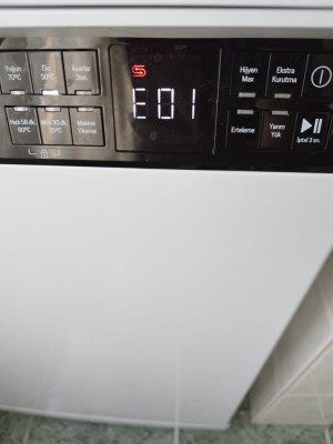 Arçelik 6144 Bulaşık Makinesi Kurutmuyor, E01 Hatası Veriyor
