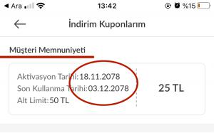 Trendyol 50 Yıl Sonra 2078 Yılına Çek Tanımladı.