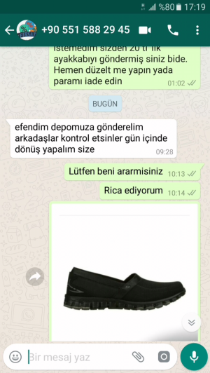 Skechers Sezonfirsati'nden Yapmış Olduğum Alışveriş