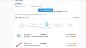 Avansas 9 Gün Geç Kalan Sipariş