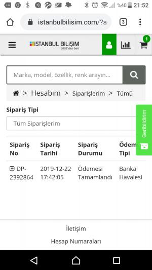 İstanbul Bilişim Para İadesi Yapmamaktadır