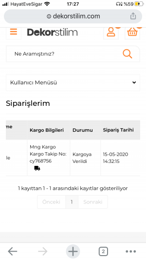 Dekorstilim Siparişimizi Göndermediler Paramızı Geri Ödemiyorlar