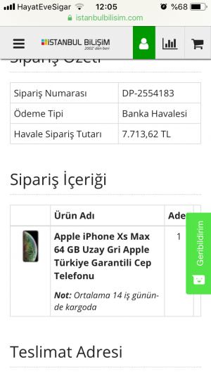 İstanbul Bilişim Ürün Tedarik Süreci