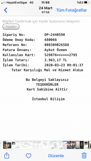 İstanbul Bilişim'de İade Yapılmadı