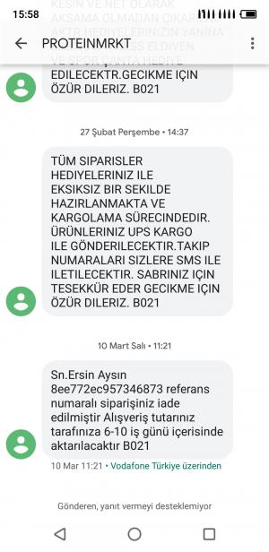 Protein Market 7 Şubat -14 Nisan