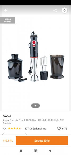 Awox Kalitesiz Ürün