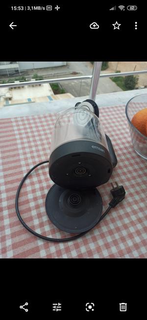 Emsan'dan Kalitesiz, Plastik Kokulu Cam Su Isıtıcısı