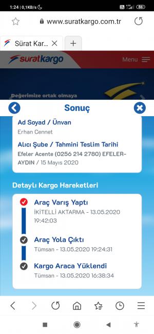 Sürat Kargo Kargom Kayıp