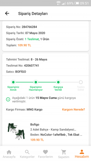 Trendyol Ürünüm 1 Aydır Gelmedi