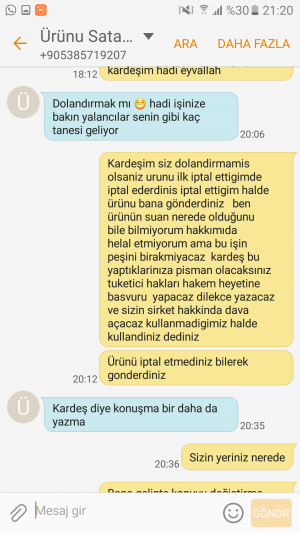 N11'de İade Ettiğim Ürünü 1 Aydır İade Almadılar Ve Üstüne Birde Hakaret Ettiler