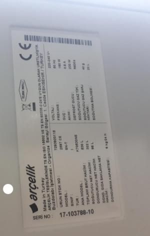 Arçelik Aldığım Buzdolabında Gıdalara Sinen Kimyasal Koku Var