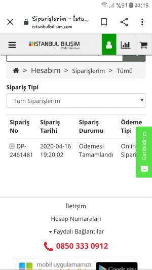 İstanbul Bilişim Ürün Gönderilmemesi