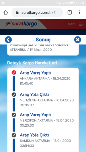 Sürat Kargo Ürünüm Gelmedi, Gelmiyor