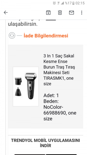 Trendyol Ürünü Kullanamıyorum