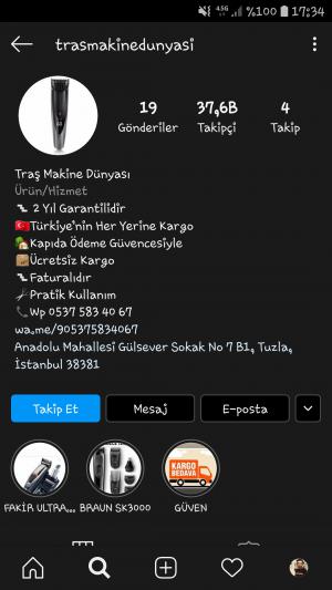 Tıraş Makine Dünyası İstediğim Ürün Gelmedi