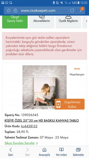 Çiçek Sepeti Sipariş Gelmiyor