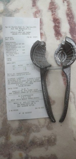 A101 Marketten Aldığım Ceviz Kıracağı Kırık Çıktı