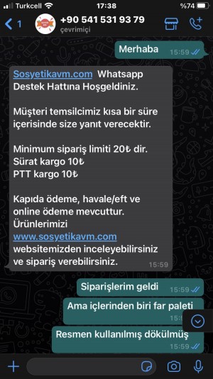 Sosyetikavm.com Alışveriş Yaptım Gelen Ürün Kırık Dökük Çıktı İade Ettim Ücretim Eksik Yatırdılar