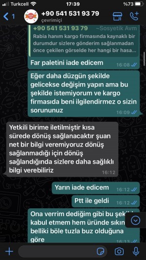 Sosyetikavm.com Alışveriş Yaptım Gelen Ürün Kırık Dökük Çıktı İade Ettim Ücretim Eksik Yatırdılar
