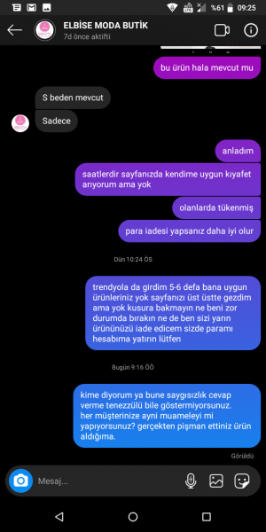 Karlottabutik Almak İstediğim Ürün Yerine Alakasız Ürün Gönderdiler Bir Süre Sonra Engellediler