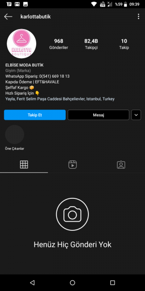 Karlottabutik Almak İstediğim Ürün Yerine Alakasız Ürün Gönderdiler Bir Süre Sonra Engellediler