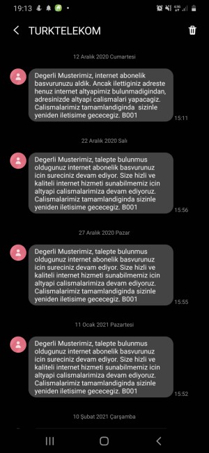 Türk Telekom Alt Yapı Sorunu