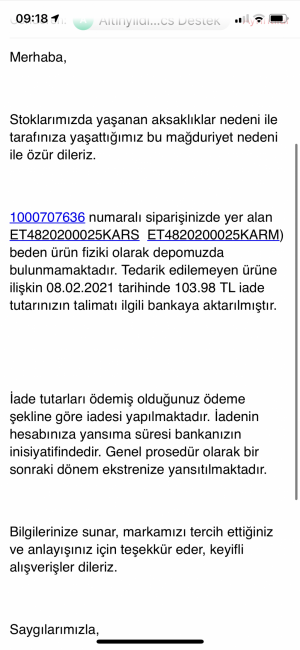 Altınyıldız Classics Fiyat Farkı Rezilliği