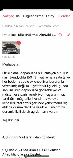 Altınyıldız Classics Fiyat Farkı Rezilliği