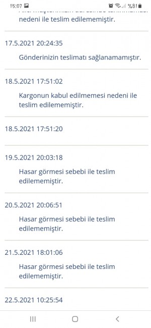 Aras Kargo Antalya Alanya Avsallar Şubesinden Rezalet!!!!