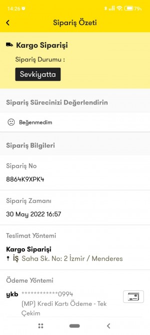 Cepte Şok Market Arızalı Ürün