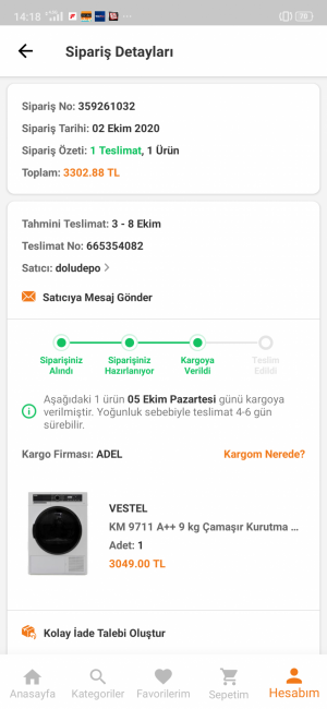 Horoz Lojistik Aşırı Derecede Gecikmesi
