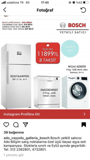 Bosch Ayıplı Mal Ve Hiç Bir Şey Yapmıyorlar