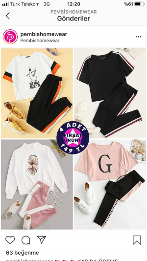 Pembishomewear Aylarca Bekletme Sonunda Gösterilen Üründen Arklı Ürün Geldi