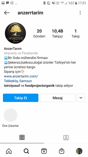 Anzer Tarım Bayat Ürün
