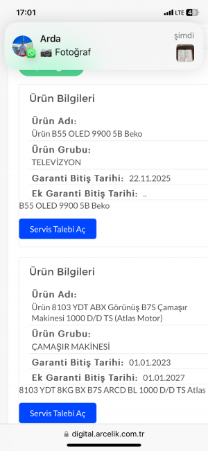 Beko Servisi Bitmeyen Garantiyi Bitti Diyor