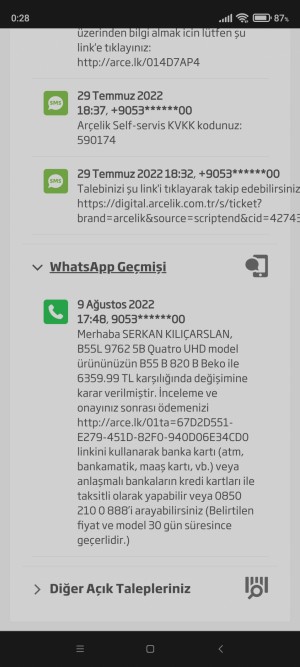 Beko Tv Arızalandı